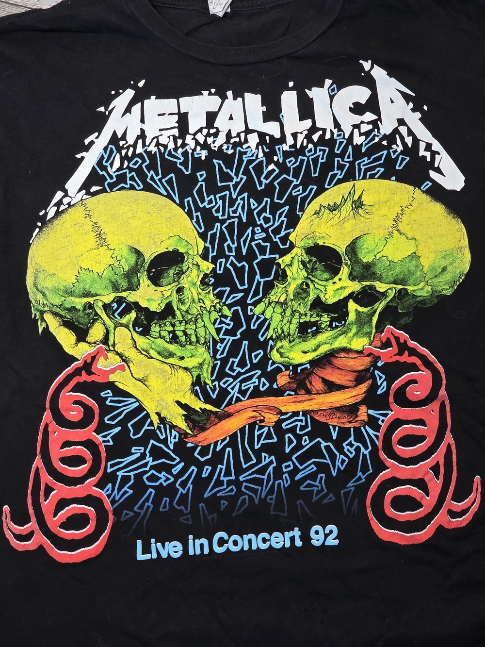 Metallica Offically Lisenced  Sad But True Illustration Graphic Tee Shirt Sz XL